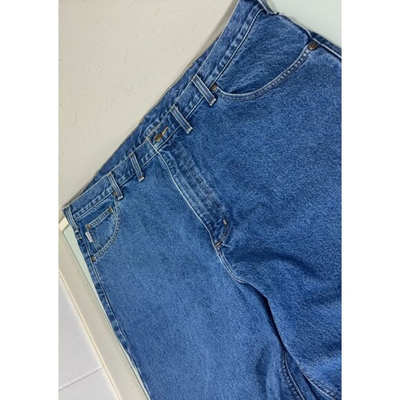 Vintage Carhartt Jeans Mens 44X32 B17 DST Relaxed Fit Y2K Tapered Workwear - Picture 9 of 10